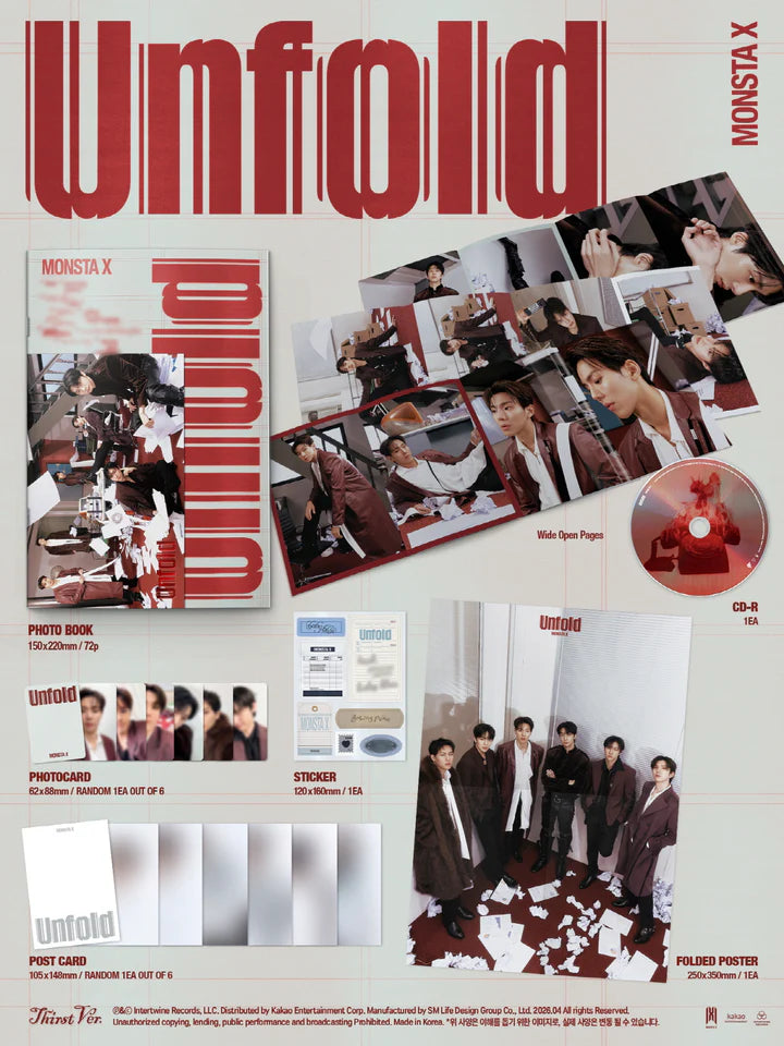 MONSTAX - UNFOLD ÁLBUM DE ESTUDIO ESTADOUNIDENSE
