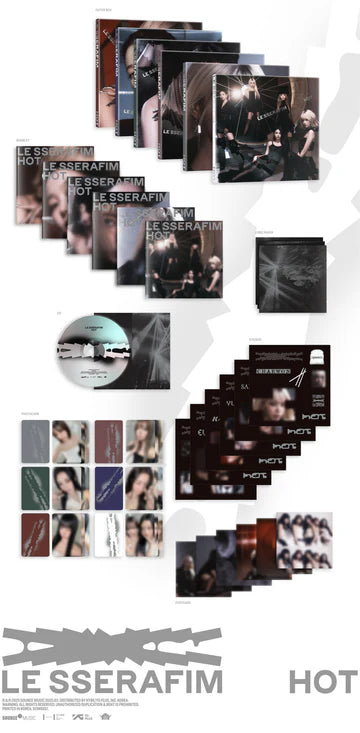 LE SSERAFIM - HOT 5TH MINI ALBUM [COMPACT VER.]