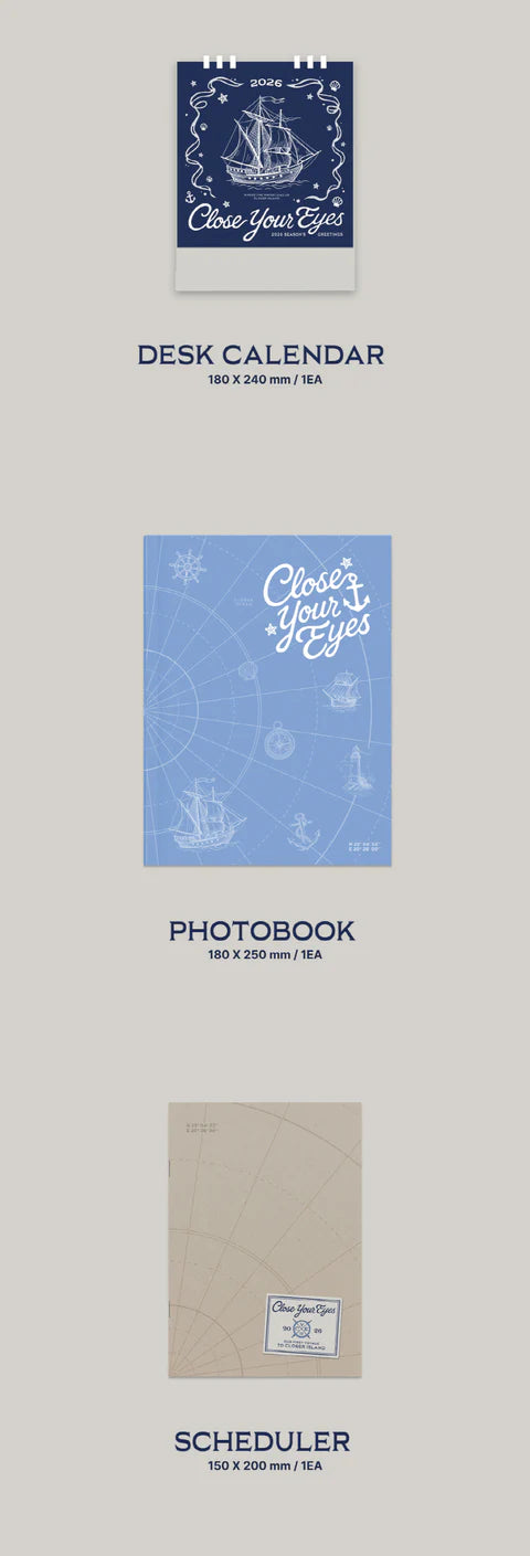 (PRE-ORDER) CLOSE YOUR EYES - 2026 SEASON'S GREETINGS