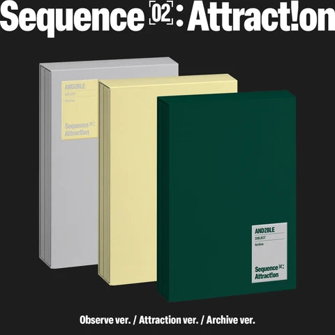 (PRE-ORDER) AND2BLE - SEQUENCE 02: ATTRACTION 2ND MINI ALBUM