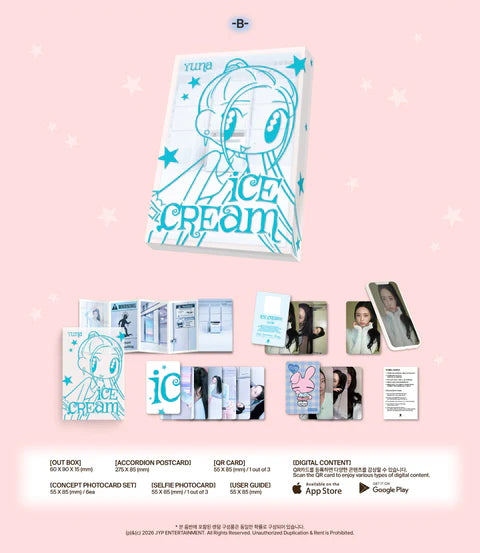 YUNA (ITZY) - ICE CREAM 1.er MINI ÁLBUM [VER. POCAALBUM]