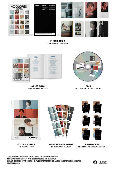 KYUHYUN (SUPER JUNIOR) - COLORS 1ST ALBUM [PHOTOBOOK VER.]