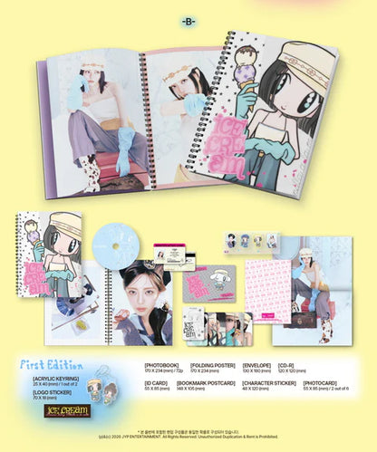 YUNA (ITZY) - ICE CREAM 1ST MINI ÁLBUM [VER. LIBRO DE FOTOS]