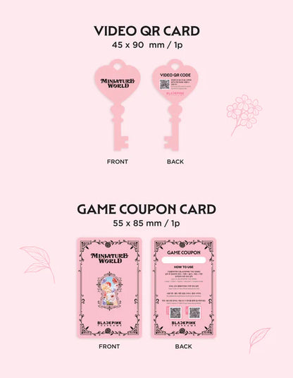 BLACKPINK - LA COLECCIÓN DE TARJETAS FOTOGRÁFICAS DEL JUEGO MUNDO EN MINIATURA