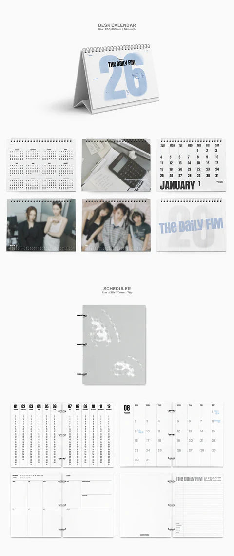 (PRE-ORDER) LE SSERAFIM - 2026 SEASON'S GREETINGS [THE DAILY FIM]