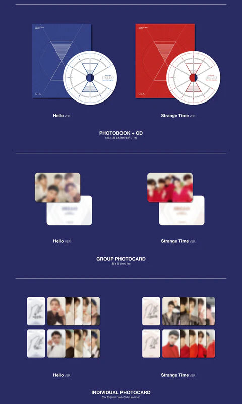 CIX - 3RD MINI ALBUM ‘HELLO’ CHAPTER 3. HELLO, STRANGE TIME ALBUM