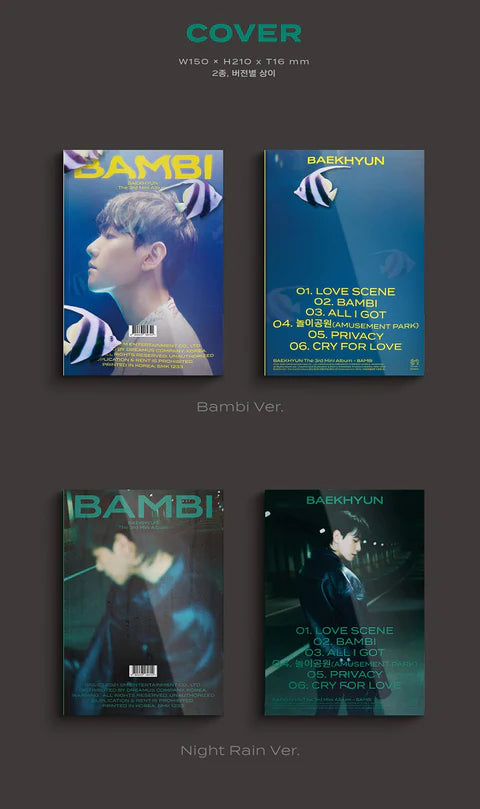 BAEKHYUN (EXO) - BAMBI 3RD MINI ALBUM [PHOTOBOOK VER.]