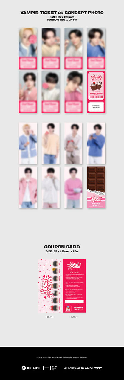 ENHYPEN WORLD COUPON CARD COLLECTION [SWEET MOMENT GIFT VER.]