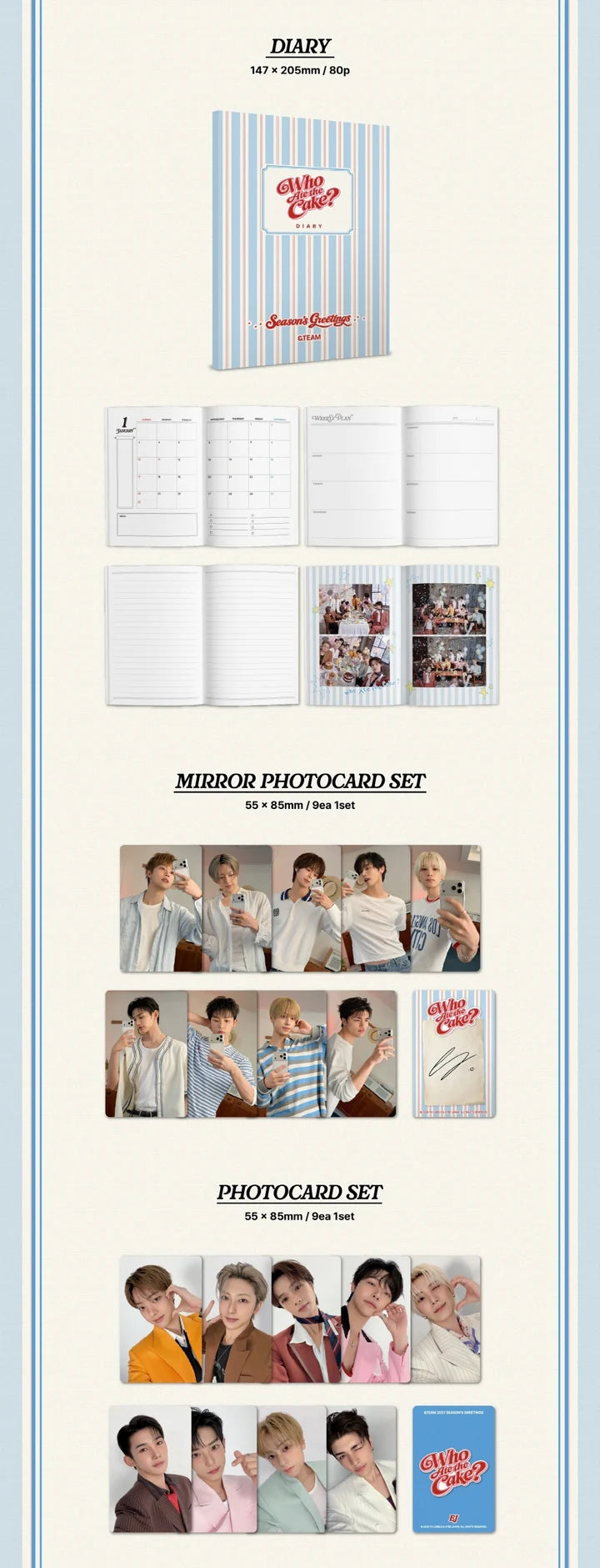 (PRE-ORDER) &TEAM - 2027 SEASON'S GREETING [WHO ATE THE CAKE?]