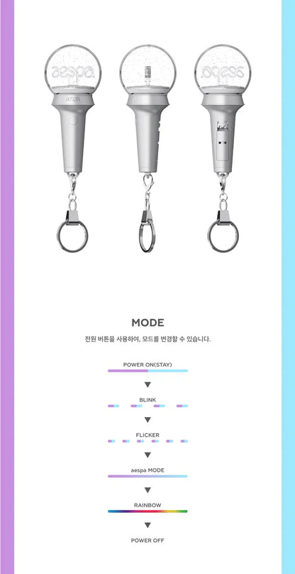 AESPA - MINI FANLIGHT KEYRING