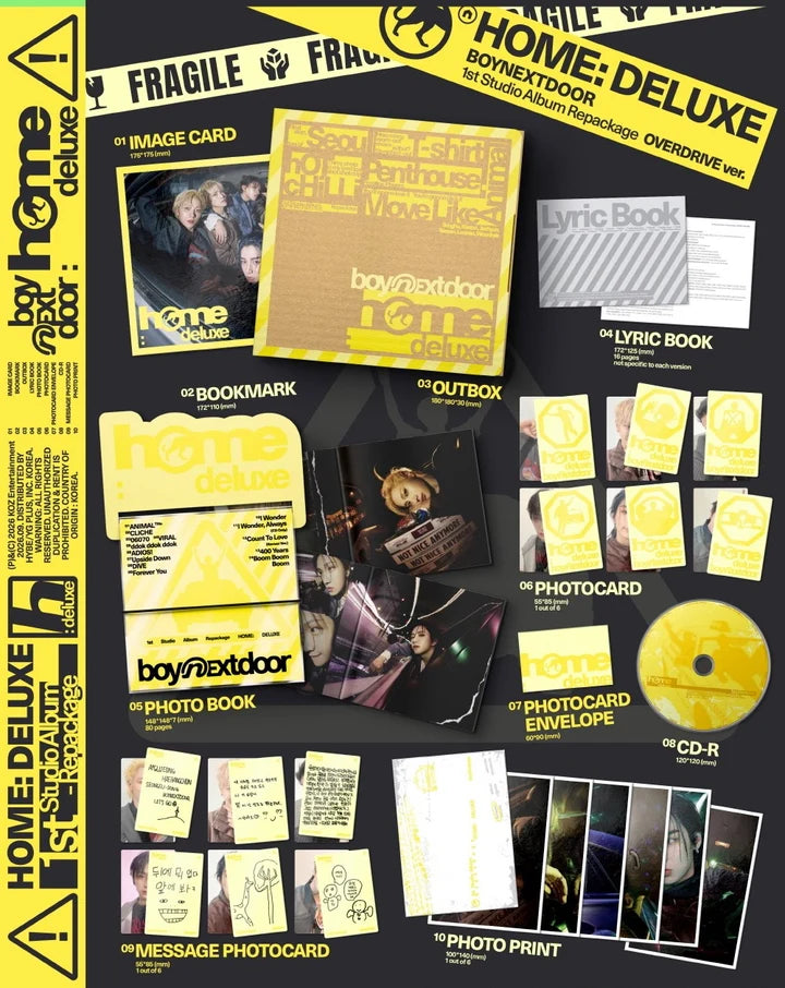 (PRE-ORDER) BOYNEXTDOOR - HOME: DELUXE REPACK 1ST STUDIO ALBUM