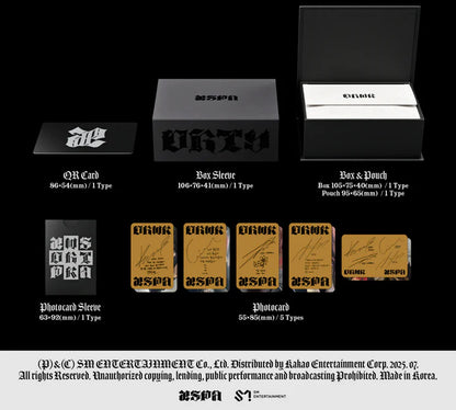 AESPA - DIRTY WORK SINGLE ALBUM [DIRTY CREW RING VER.]