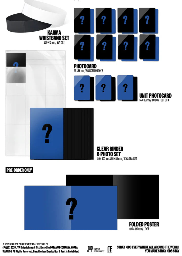 (PRE-ORDER) STRAY KIDS - KARMA 4TH ALBUM [KARMA LIMITED VER.]