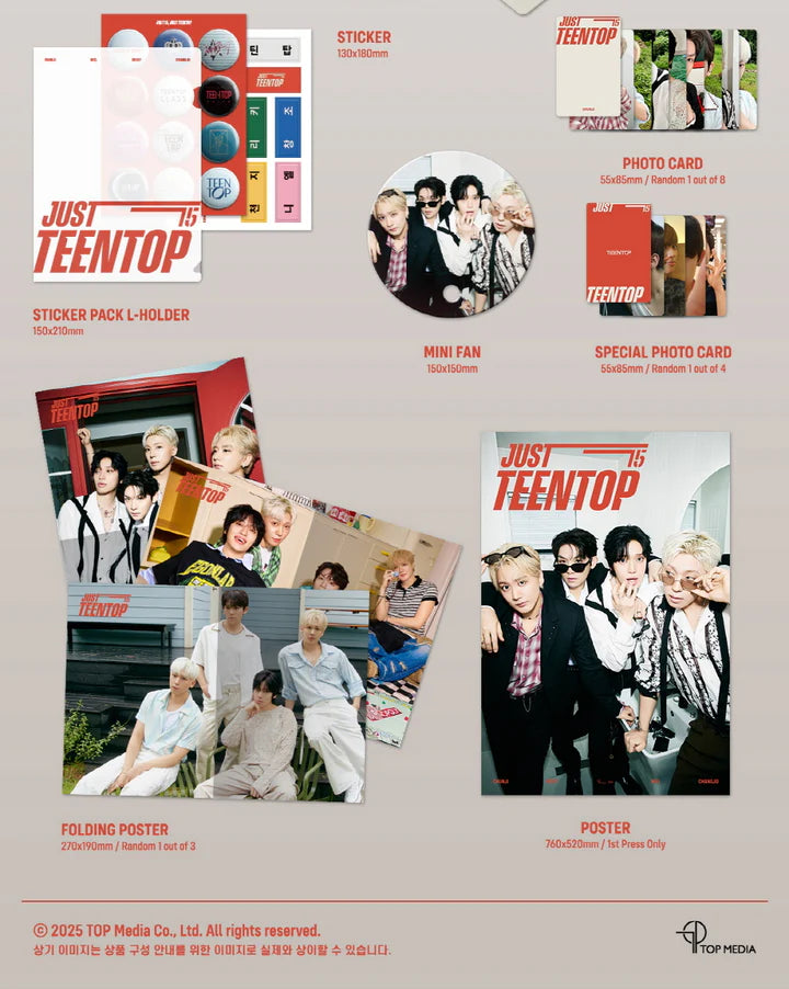 TEENTOP - JUST 15, JUST TEEN TOP MINI ALBUM