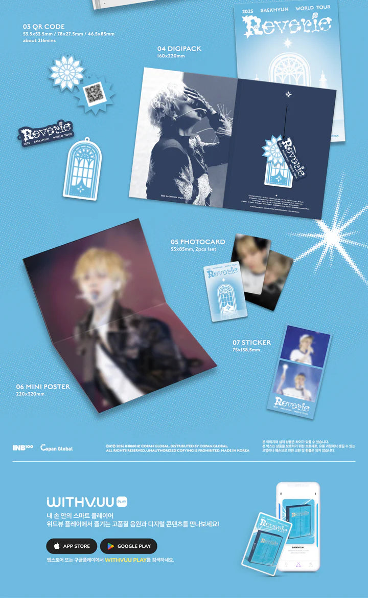 BAEKHYUN (EXO) - 2025 WORLD TOUR REVERIE EN SEÚL CÓDIGO QR
