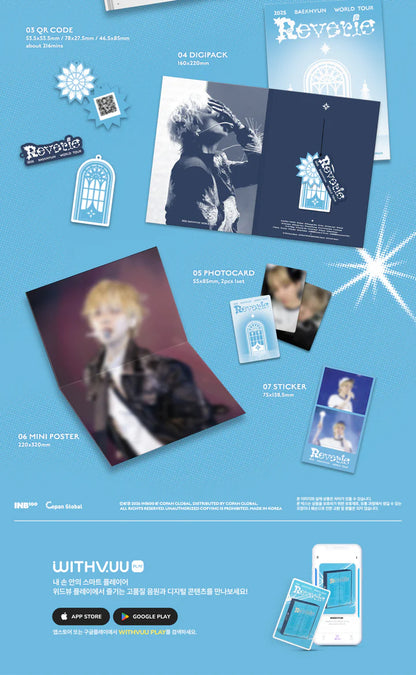 BAEKHYUN (EXO) - 2025 WORLD TOUR REVERIE EN SEÚL CÓDIGO QR