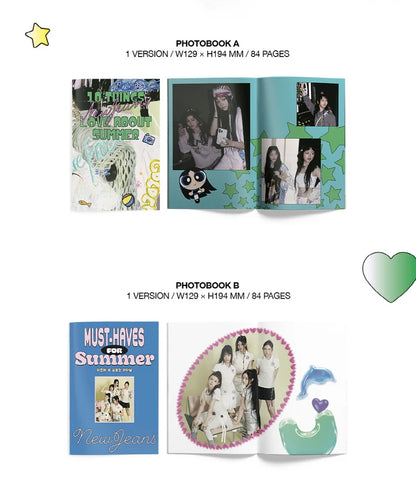 NEWJEANS - 2ND EP GET UP [THE POWERPUFF GIRLS X NJ BOX VER.]