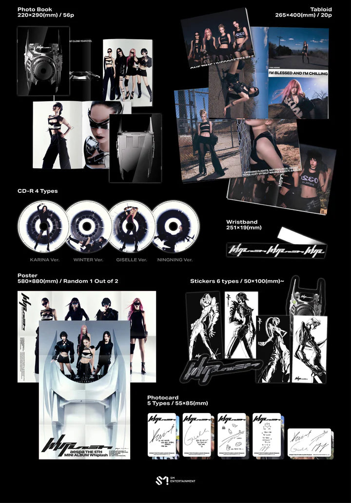 AESPA - WHIPLASH 5TH MINI ALBUM [LIMITED EDITION VER.]