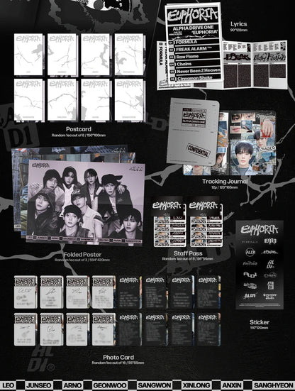 ALPHA DRIVE ONE - EUPHORIA 1ST MINI ALBUM [FREAK ALARM VER.]