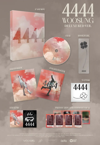 (PRE-ORDER) WOOSUNG (THE ROSE) - 4444 [DELUXE VER.]