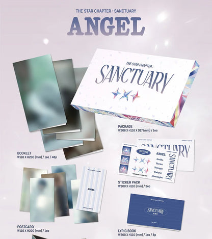 TOMORROW X TOGETHER (TXT) - THE STAR CHAPTER: SANCTUARY ALBUM [ANGEL VER.]