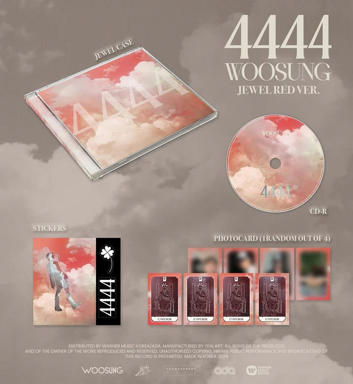 (PRE-ORDER) WOOSUNG (THE ROSE) - 4444 [JEWEL VER.]