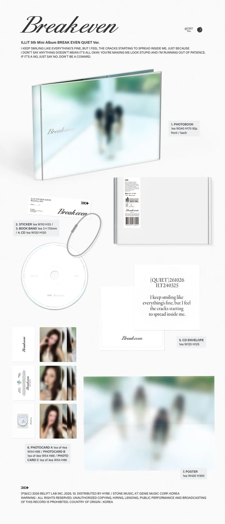 (PRE-ORDER) ILLIT - BREAK EVEN 5TH MINI ALBUM