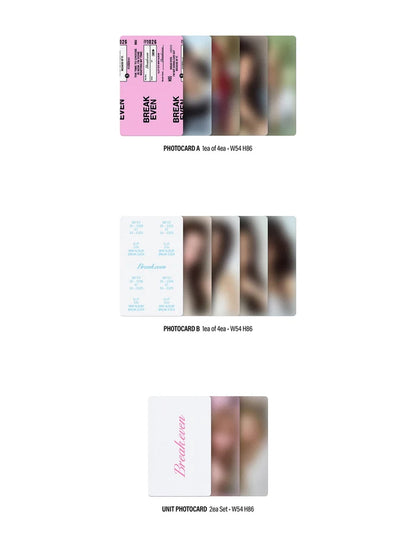 (PRE-ORDER) ILLIT - BREAK EVEN 5TH MINI ALBUM [WEVERSE ALBUM VER.]