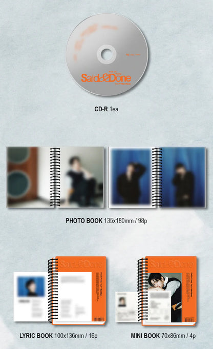 (PRE-ORDER) PARK JI-YOUNG (GOT7) - SAID & DONE 2ND MINI ALBUM [ARCHIVE VER.]