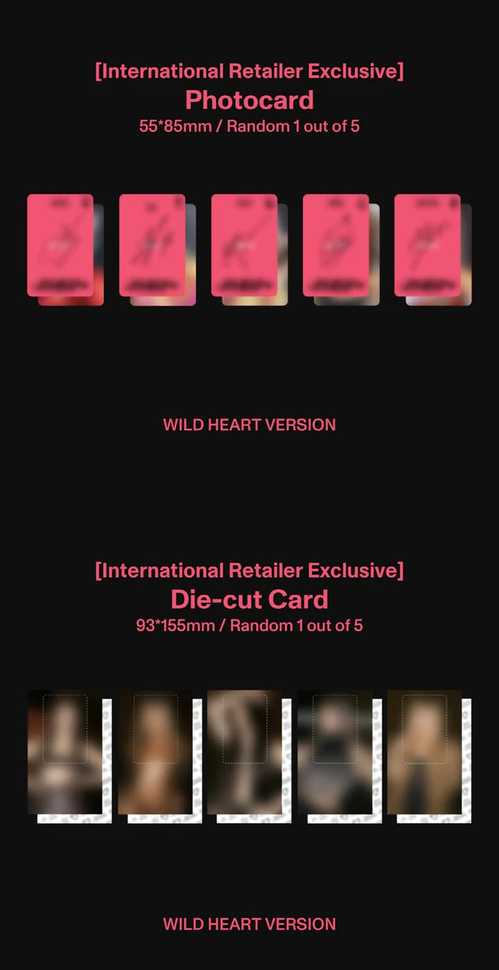 KATSEYE - WILD EP ALBUM [WILD HEART VER. INTERNATIONAL RETAILER EXCLUSIVE]