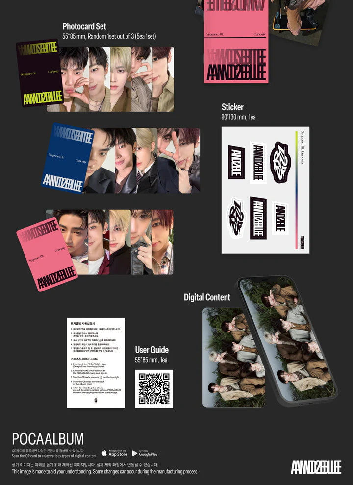 AND2BLE - SEQUENCE 01: CURIOSITY 1ST MINI ALBUM [POCAALBUM VER.]