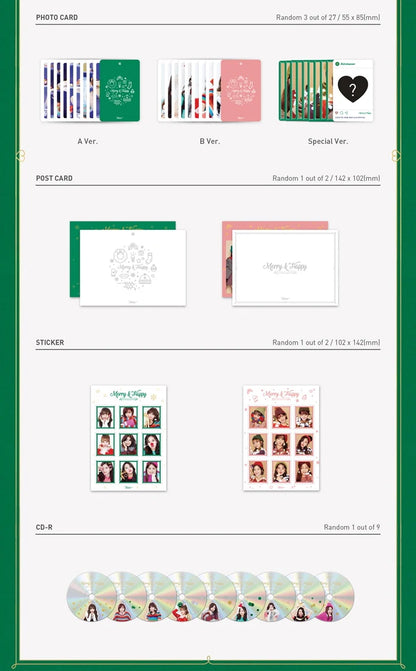 TWICE - MERRY & HAPPY 1ST ALBUM REPACKAGE