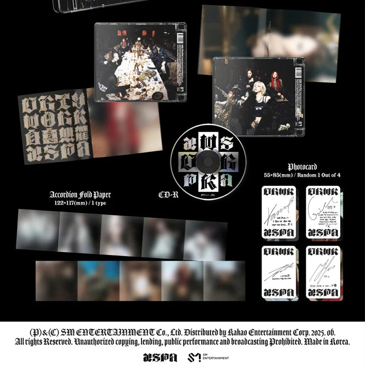 AESPA - DIRTY WORK SINGLE ALBUM [DIRTY CODE VER.]