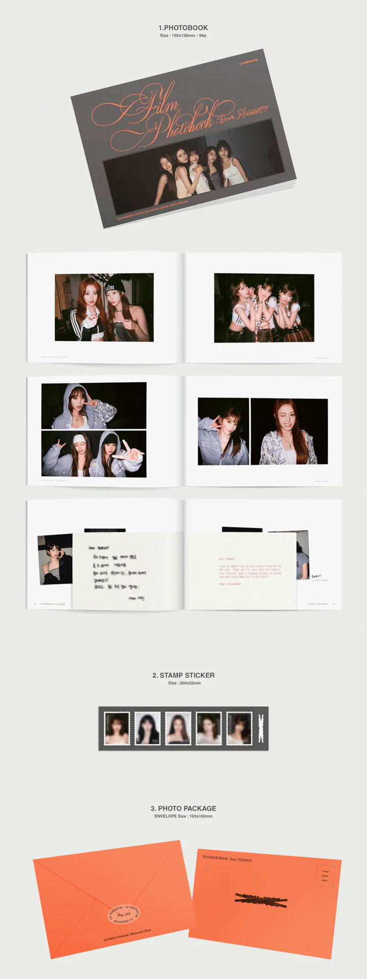 LE SSERAFIM - DEAR, FEARNOT FILM PHOTOBOOK