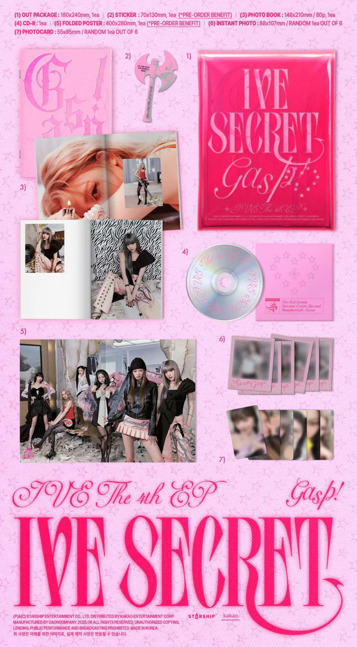 IVE - IVE SECRET 4TH MINI ALBUM [STANDARD VER.]