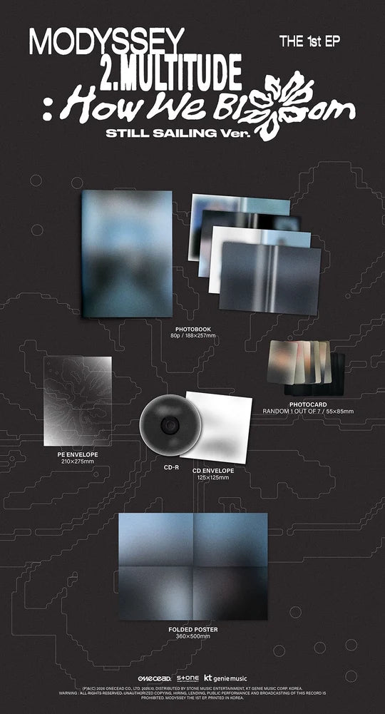 (PRE-ORDER) MODYSSEY - 2.MULTITUDE: HOW WE BLOOM 1ST MINI ALBUM