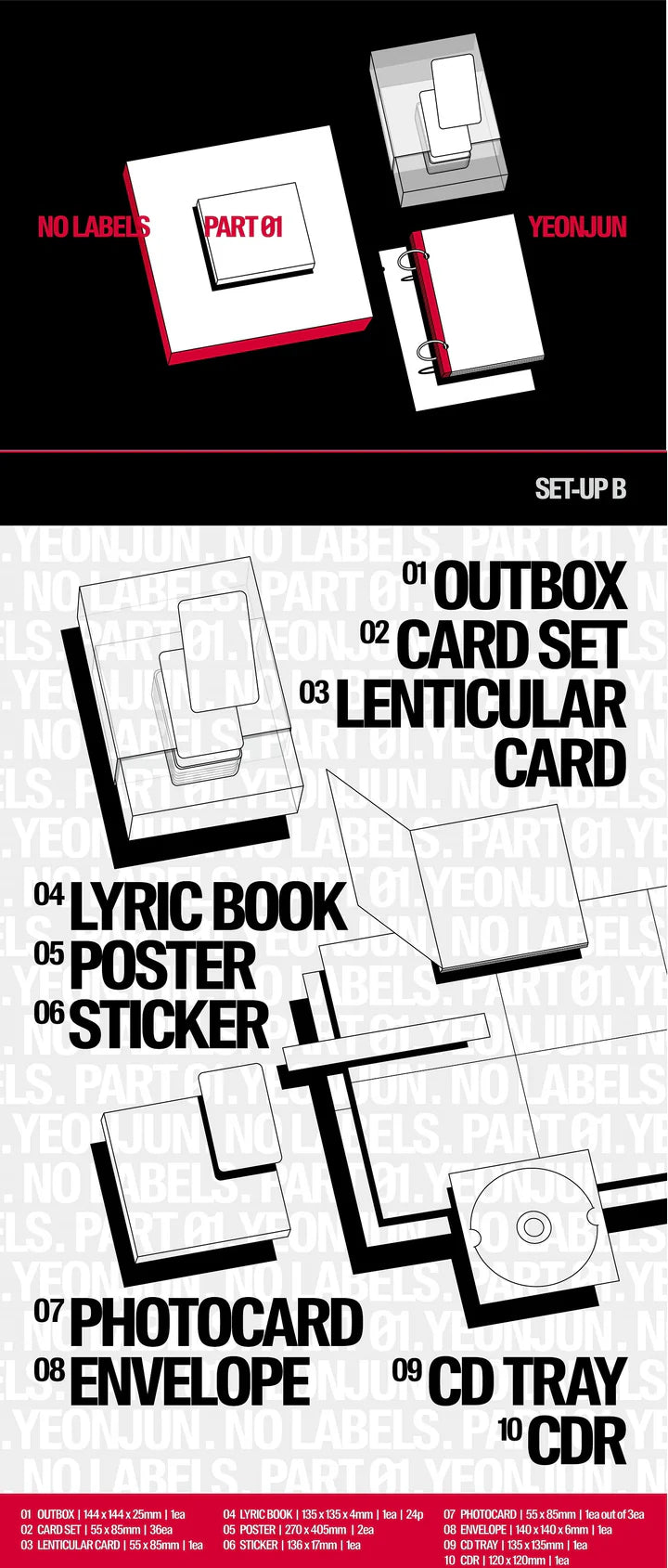 YEONJUN (TXT) - NO LABELS: PART 01 ALBUM