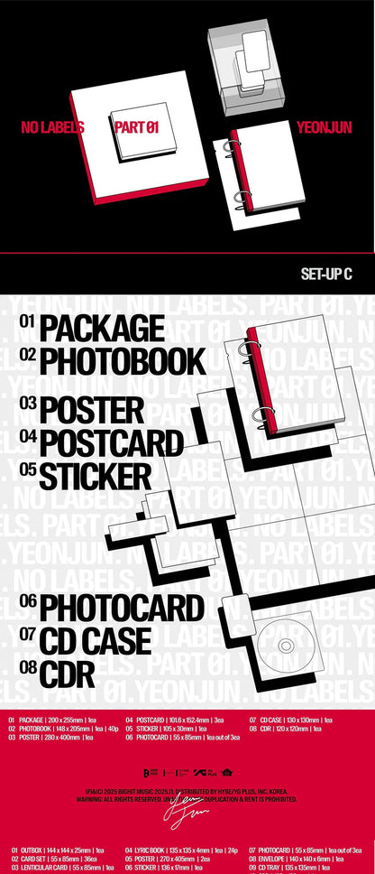 YEONJUN (TXT) - NO LABELS: PART 01 ALBUM