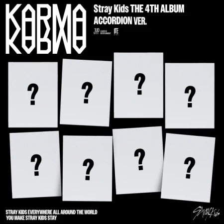 (PRE-ORDER) STRAY KIDS - KARMA 4TH ALBUM [ACCORDION VER.]