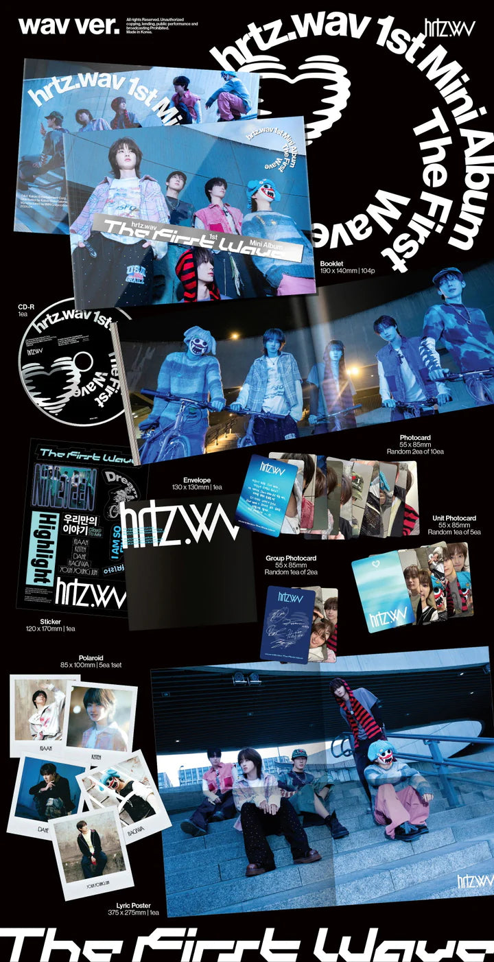 HRTZ.WAV - THE FIRST WAVE 1ST MINI ALBUM