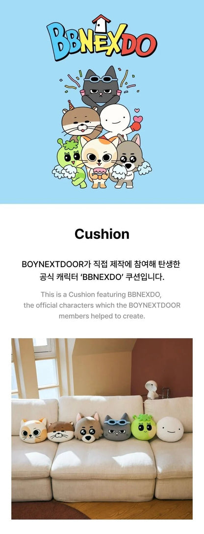 BOYNEXTDOOR - POP UP BBNEXDO IN TOWN OFFICIAL MD CUSHION