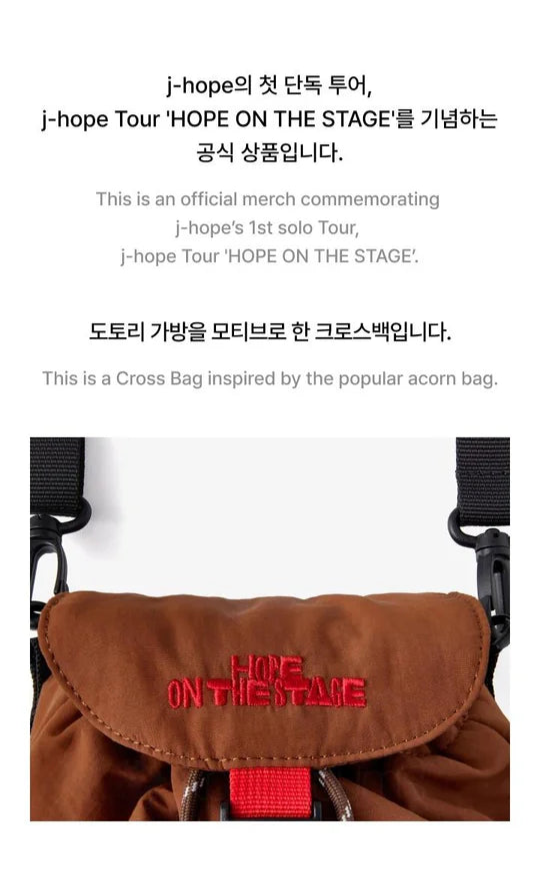 J-HOPE (BTS) - HOPE ON THE STAGE TOUR MD CROSS BAG