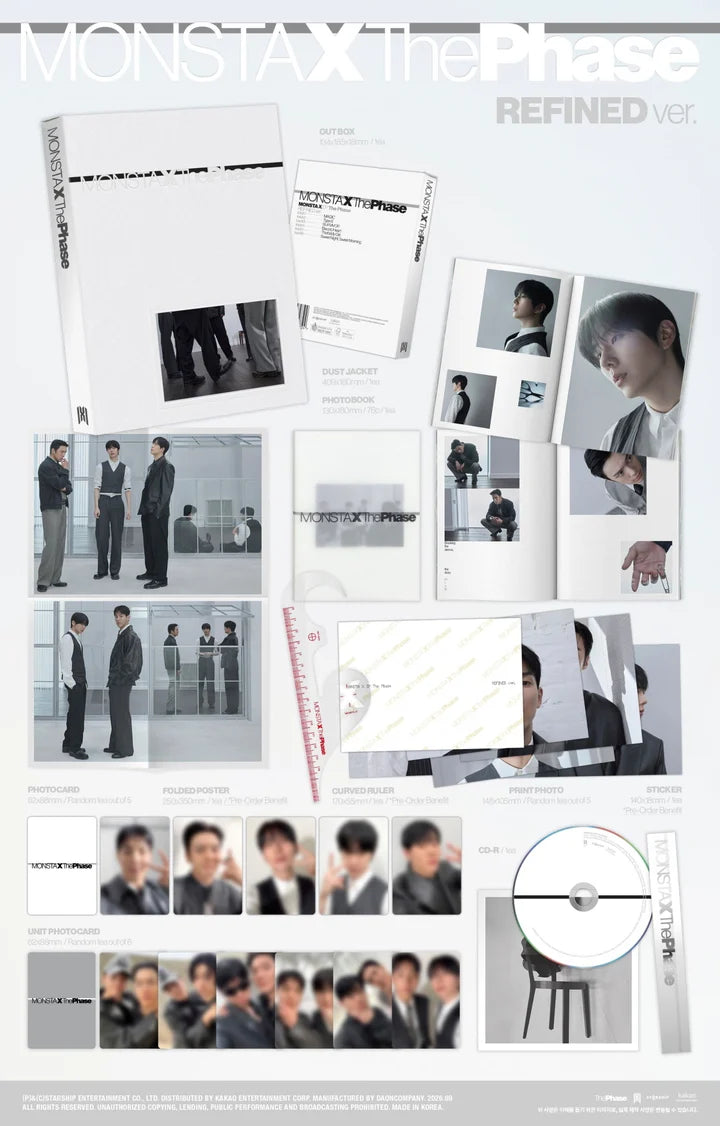 MONSTA X - THE PHASE EP ALBUM [PHASE VER.]