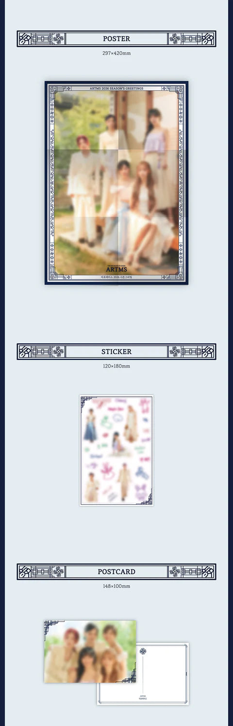 (PRE-ORDER) ARTMS - 2026 SEASON'S GREETINGS [THE FIVE MUSES OF HANOK]