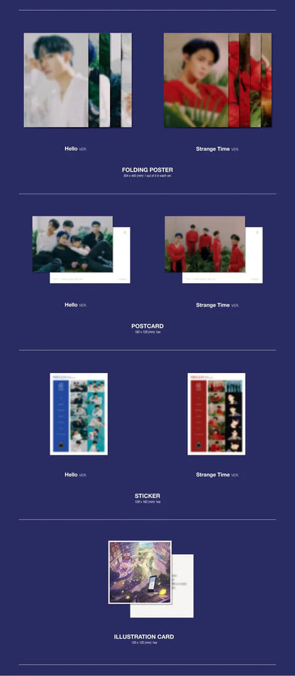 CIX - 3RD MINI ALBUM ‘HELLO’ CHAPTER 3. HELLO, STRANGE TIME ALBUM