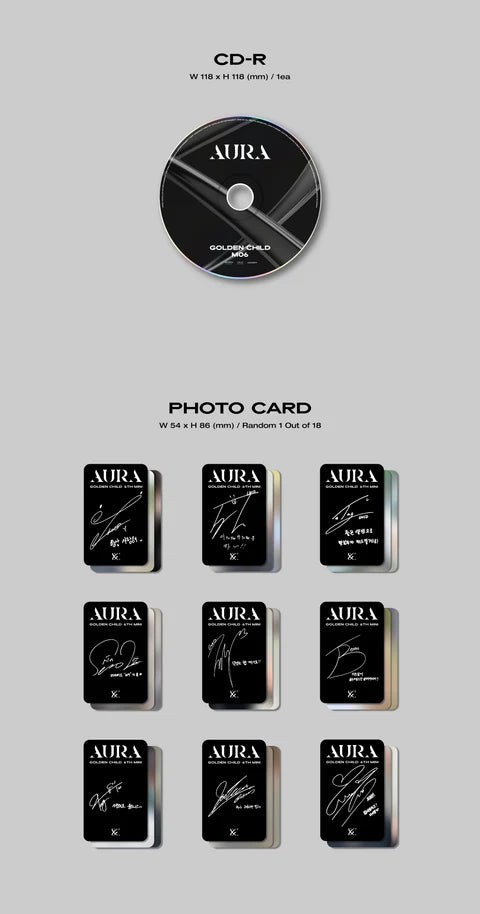 GOLDEN CHILD - AURA 6TH MINI ALBUM [COMPACT VER.]