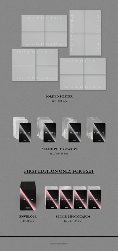 (PRE-ORDER) BLACKPINK - DEADLINE 3RD MINI ALBUM [SILVER VER.]