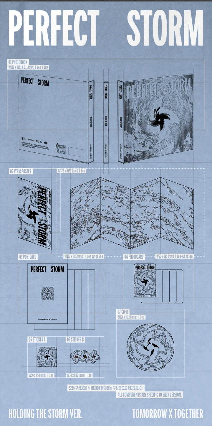 (PRE-ORDER) TOMORROW X TOGETHER (TXT) - PERFECT STORM 9TH MINI ALBUM