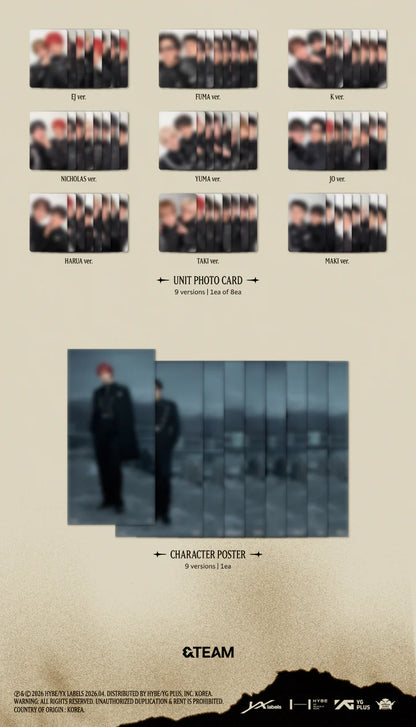 &TEAM - WE ON FIRE 3RD EP ALBUM [SOLO EDITION VER.]