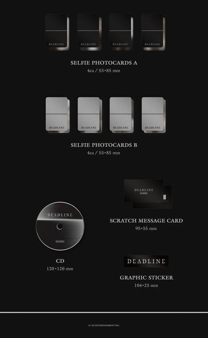(PRE-ORDER) BLACKPINK - DEADLINE 3RD MINI ALBUM [GRAY VER.]